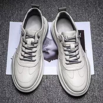 Кожаные туфли мужские кожаные весна 2024 новые мужские деловые повседневные мягкие нескользящие дышащие универсальные туфли 39