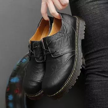 Кожаные туфли ручной работы, мужские повседневные кроссовки, туфли для вождения, кожаные лоферы, мужская обувь, горячая распродажа, мокасины, инструментальная обувь .... 3