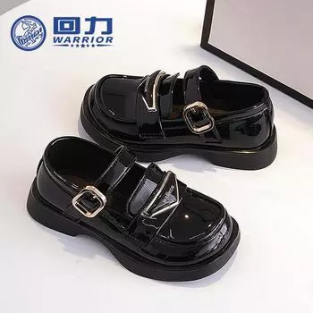 Кожаные туфли WARRIOR Classmates Small, осенние, новые, для студентов, танцевальные туфли для девочек, британский стиль, туфли для принцессы 26