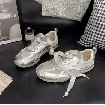 Кожаные женские кроссовки на платформе женские спортивные кроссовки женские вулканизированные туфли кроссовки повседневные женские кроссовки 35 бежевый