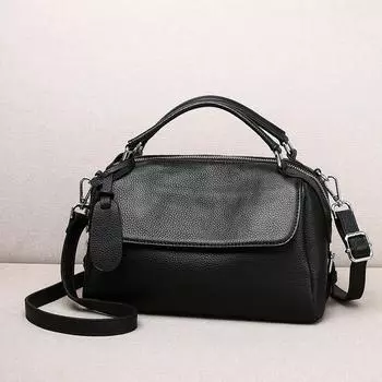 Кожаные женские сумки, переносные сумки через плечо, сумки-мессенджеры из коровьей кожи с узором личи, повседневные женские сумки из мягкой кожи