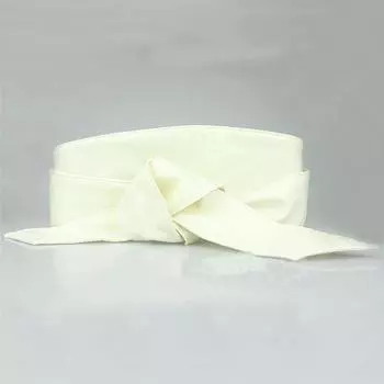 Кожаный бант, удлиненный, 1 шт., высокое качество, 10 цветов, Прямая доставка, аксессуары, широкие ремни белый