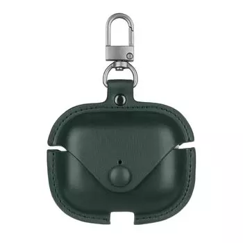Кожаный Беспроводной Bluetooth Чехол для Наушников Чехол для Наушников Чехол для Наушников Коробка для Наушников Чехол для Наушников green-for AirPods Pro