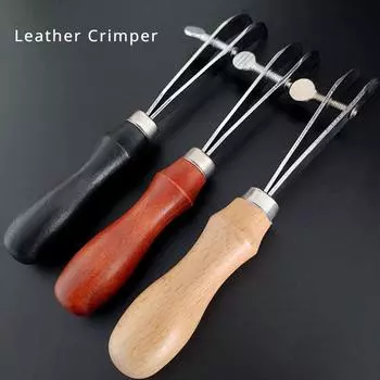 Кожаный биговальный станок для кромкования своими руками Ручной кромкорез Разметочный станок Инструменты для художественного изготовления изделий из кожи чёрный