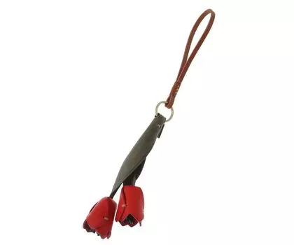 Кожаный брелок Tulip Ever Charm Red [Genten] красный