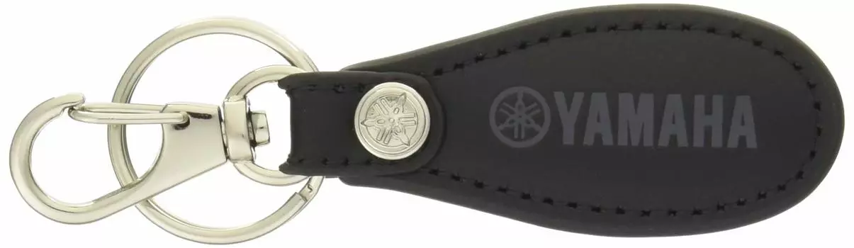Кожаный брелок Yamaha Motor YAK17 BK ООО. 90792-K0030 чёрный