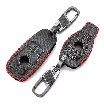 Кожаный чехол для автомобильного дистанционного ключа для Mercedes Benz ACESG Class GLC CLE CLA W177 W205 W213 W222 X167 AMG Аксессуары Style A