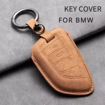 Кожаный чехол для автомобильного ключа для BMW F20 F30 F31 F34 F32 F36 G20 G30 F10 F11 F07 G11 X1 X3 F25 X4 F26 X5 F15 X6 F16 X7 I3 M3 M4 M6