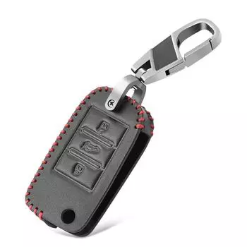 Кожаный чехол для автомобильного ключа для Roewe RX5 MG3 MG5 MG6 MG7 MG ZS GT GS 350 360 750 чёрный