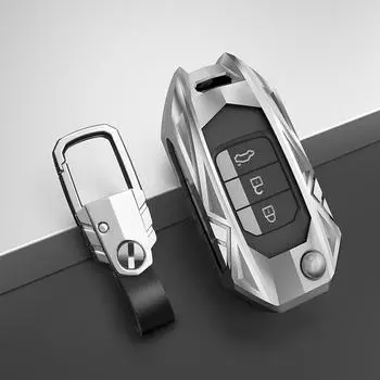 Кожаный чехол для автомобильного ключа из сплава, чехол для Honda Civic HRV CRV XRV CR-V Crider Odyssey Pilot Fit Accord Protector, аксессуары