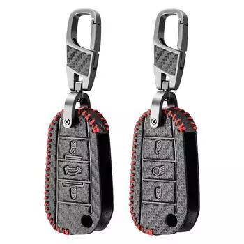 Кожаный чехол для автомобильного выкидного ключа, чехол для Peugeot 208 308 408 508 2008 3008 4008 5008 для Citroen C3 C4 CACTUS C6 C8, аксессуары Style A