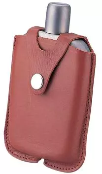 кожаный чехол для бутылки виски Natural Spirit изогнутой формы 93305