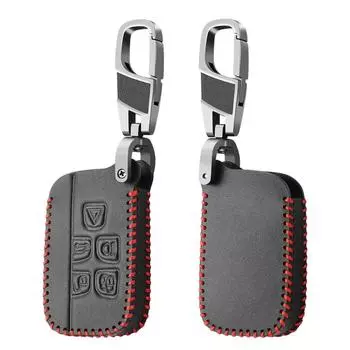 Кожаный чехол для дистанционного ключа автомобиля, держатель для Land Rover Range Rover Sport Evoque Freelander, Jaguar XF XJ XE XJL XFL чёрный