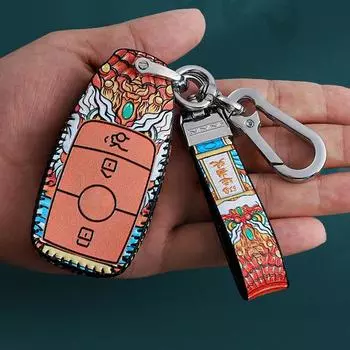 Кожаный чехол для дистанционного ключа автомобиля для Mercedes Benz Clk 200 W213 Amg Glc ACES Class W203 W204 W205 W212 W176 CLA