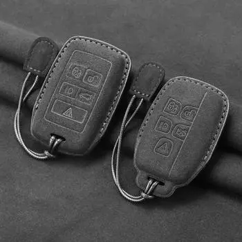 Кожаный чехол для дистанционного ключа автомобиля для Land Rover Range Rover Sport Evoque Freelander Velar Discovery 4 Jaguar XE XJ XF гитара белый