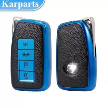 Кожаный чехол для дистанционного ключа из ТПУ для Lexus NX RX GX LX UX IS ES LS GS 200 260 300 350 NX200 NX300 RX350 ES300 аксессуары для брелка в виде ракушки красный