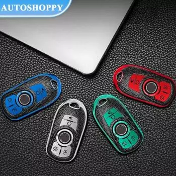 Кожаный чехол для дистанционного ключа из ТПУ для Opel Astra K Buick ENCORE ENVISION NEW LACROSSE GS 20T 28T Vervno, автоаксессуары A Style белый