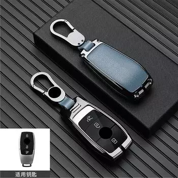 Кожаный чехол для дистанционного смарт-ключа Mercedes Benz ACESG Class GLC CLE CLA GLB GLS W205 W213 W222 X167 AMG из цинкового сплава