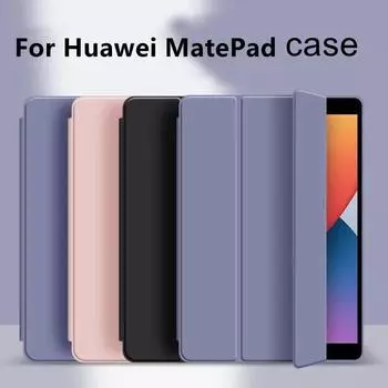 Кожаный чехол для Huawei MatePad Air 11,5, ультратонкий чехол-подставка Smart Shell для Matepad 11 SE 10,4 V8 Pro V7 Pro X8 Pro X9, чехол для планшета MatePad 11 2021 небесно-голубой
