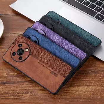 Кожаный чехол для Huawei Nova Y90, ультратонкий чехол с кубическим узором, полная защита для Huawei Nova Y61 Y70 Plus 10 9 Pro SE, чехол Nova 9 чёрный