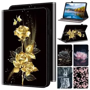 Кожаный чехол для iPad Air1 2 Air 13 10.5 Чехол для iPad 5th 6th 7th 8th 9th Gen Чехол для iPad 10.9 2022 Pro 11 2024 9.7 2018 Mini5 4 Чехол iPad 10th 2022 10.9