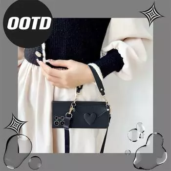 Кожаный чехол для карт с цепочкой для Samsung S22FE, S21ULTRA, A34, A52 — стильный, модный и функциональный чехол для телефона. Samsung A31 чёрный