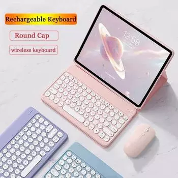 Кожаный чехол для клавиатуры Lenovo Tab M11 P12 12,7 дюймов 2023 M10 Plus 3rd 10,6 Pro 11,2 2nd Plus 11,5 P11 Pro 11,5 Plus 11, чехол с Bluetooth-клавиатурой P11 Pro 2nd 11.2 фиолетовый