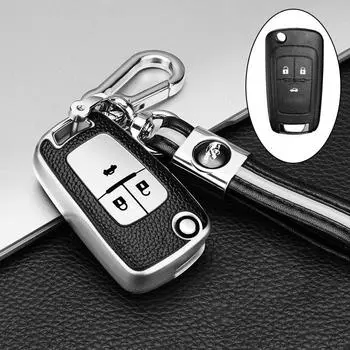 Кожаный чехол для ключа автомобиля из ТПУ для Opel Astra Corsa Meriva Zafira Antara J для Chevrolet Cruze Aveo Trax Protector Keychain For Chevrolet
