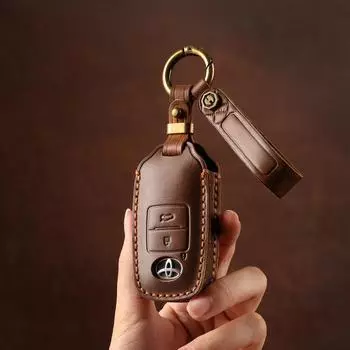 Кожаный чехол для ключа для Toyota Yaris - Тайваньская версия