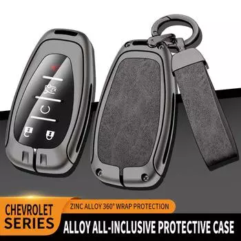 Кожаный чехол для ключей от автомобиля для Chevrolet Onix Equino Orlando Cruze Spark Sonic Camaro Volt Bolt Trax Malibu Blazer Traverse Seeker