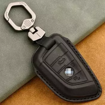 Кожаный чехол для ключей от машины для Bmw F20 G20 G30 X1 X3 X4 X5 G05 X6, держатель для ключей, сумка, аксессуары