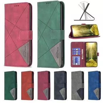 Кожаный чехол для Nokia C1 3.4 5.3 5.4 Hmd Pulse Pro Plus с отделениями для карт, откидной чехол, мягкий чехол-кошелек Hmd Pulse/Pro/Plus красный