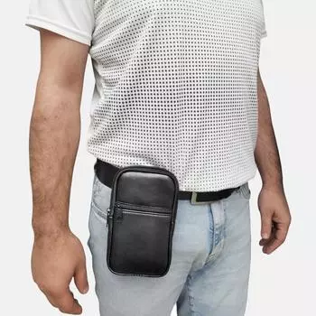 Кожаный чехол для переноски Lederax Extra Large для сотового телефона LD482