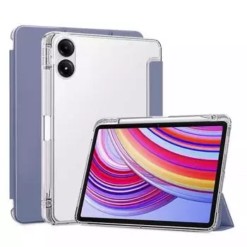 Кожаный чехол для планшета Redmi Pad Pro 12.1 Чехол 2024 Магнитный смарт-чехол для Xiaomi Redmi Pad Pro 12.1 дюймов с держателем для карандаша Чехол для планшета Redmi Pad Pro 12.1 чёрный