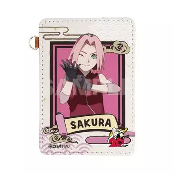 Кожаный чехол для пропуска CS Front NARUTO Shippuden 03 Sakura Haruno 102 x 72 мм Изготовлен из искусственной кожи Прибл.