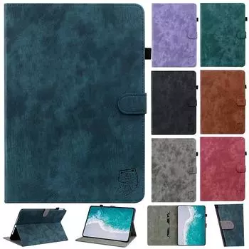 Кожаный чехол для Realme Pad 2 11.5 2023 Pad Mini 8.7 Stand Cover OPPO Pad Air 10.36 Realme Pad 10.4 X PU Leather Tablet Cover OPPO Pad Air 10.36 чёрный