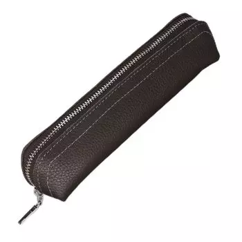 Кожаный чехол для ручки Studio Innoshima Pencil Case Roll Pen Case из натуральной кожи, 3 предмета, черный чёрный