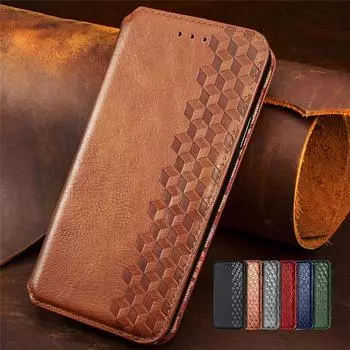 Кожаный чехол для Samsung Galaxy A73 A52 A72 A53 A33 A13 A03 A51 A71 A22 A32 A31 A12 A02 A03 A41 A30 A50 A70 S откидной чехол-бумажник Samsung A10 чёрный