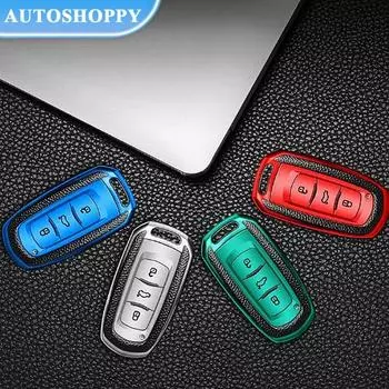 Кожаный чехол для смарт-ключа из ТПУ для автомобиля, брелок для Geely Atlas Boyue NL3 EX7 SUV GT GC9 Emgrand X7 Borui, автодержатель, аксессуары красный
