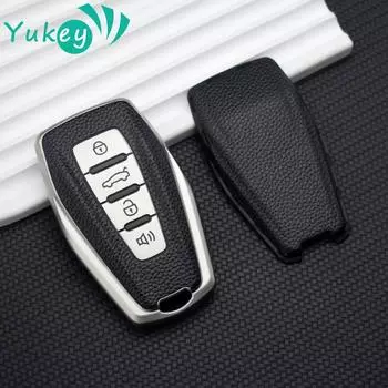 Кожаный чехол для смарт-ключа из ТПУ для автомобиля, чехол-брелок для Geely Coolray X6 X7 Emgrand Global Hawk GX7, держатель, аксессуары красный