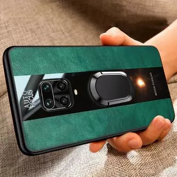 Кожаный чехол для телефона с кольцом для Samsung Galaxy A12 A02 A02S A50 A70 A51 A71 A90 5G M21 M51 M30S S20 FE S21 Plus Note 20 Ultra Cover A02 зелёный