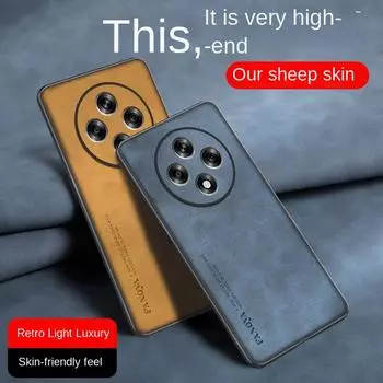 Кожаный чехол для телефона Skinsheep для OPPO Reno 12F 12 Pro 11F 11 Pro, матовый мягкий силиконовый бампер, полная защита, задняя крышка для OPPO A60 A79 A38 A58 A3 Pro Reno 12F чёрный