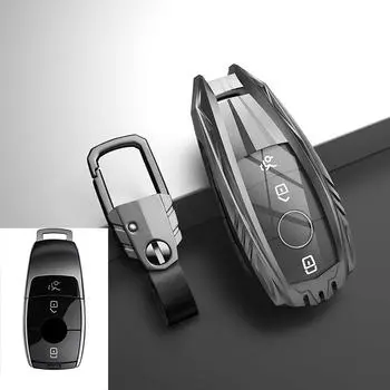 Кожаный чехол из ТПУ из цинкового сплава для ключей автомобиля, чехол для Mercedes Benz ABCES, умный дистанционный брелок с дистанционным управлением, защитный брелок