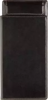 Кожаный чехол-клипса King Jim Fes A5E 1952LF черный (с крышкой)