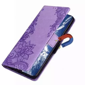 Кожаный чехол-книжка с двойной пряжкой для Motorola Moto G14 G54 G55 G84 G34 G13 G53 G85 G22 G10 E13 E30 G23 G24 E22 G52 G20 E14 G04S G30 с кружевным чехлом Moto E32S ярко-розовый