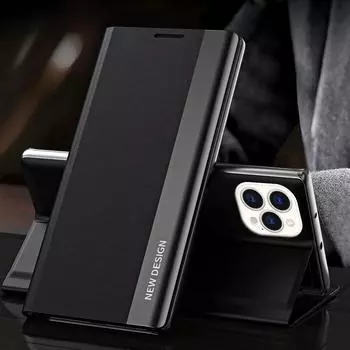 Кожаный чехол-книжка с магнитной застежкой для телефона Samsung S25U, Гальванизированный чехол с полной защитой для Note20, Противоударный чехол S23M53 Samsung S25