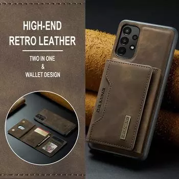 Кожаный чехол-кошелек с карманом для карточек для Samsung Galaxy A13 5g A 13 4g, противоударный чехол для телефона Samsung A13, чехлы for Galaxy A13 5G чёрный