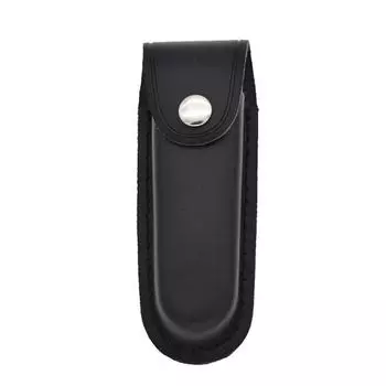 кожаный чехол Кожаный карман-футляр для складного ножа Чехол для многофункциональных инструментов Чехол Кобура Кожаный карман-ножны black