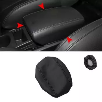 Кожаный чехол на центральный подлокотник для Nissan Qashqai 2008-2011 2012 2013 2014 2015 2016 2017, крышка центрального подлокотника