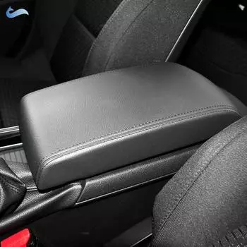 Кожаный чехол на подлокотник для Peugeot 508 2011 2012 2013 2014 2015 2016 2017 2018, автомобильный центральный подлокотник, крышка коробки, отделка